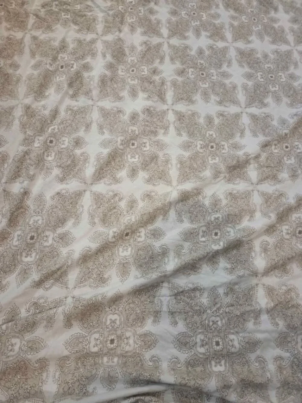 Pottery Barn full/queen size duvet cover and one standard pillow sham